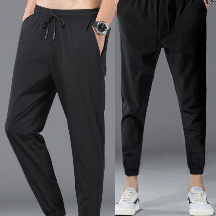 Quần jogger nam kaki cao cấp có dây rút dáng hàn quốc không ra màu không xù lông QJG01