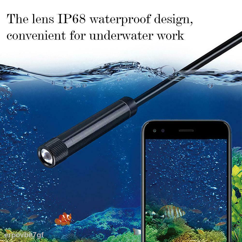 Hình Thật Camera nội soi mini HD 640x480 IP67 1/2/3.5m cứng type-C dẻo chuyên dụng cho kiểm tra xe hơi R0H5 | BigBuy360 - bigbuy360.vn