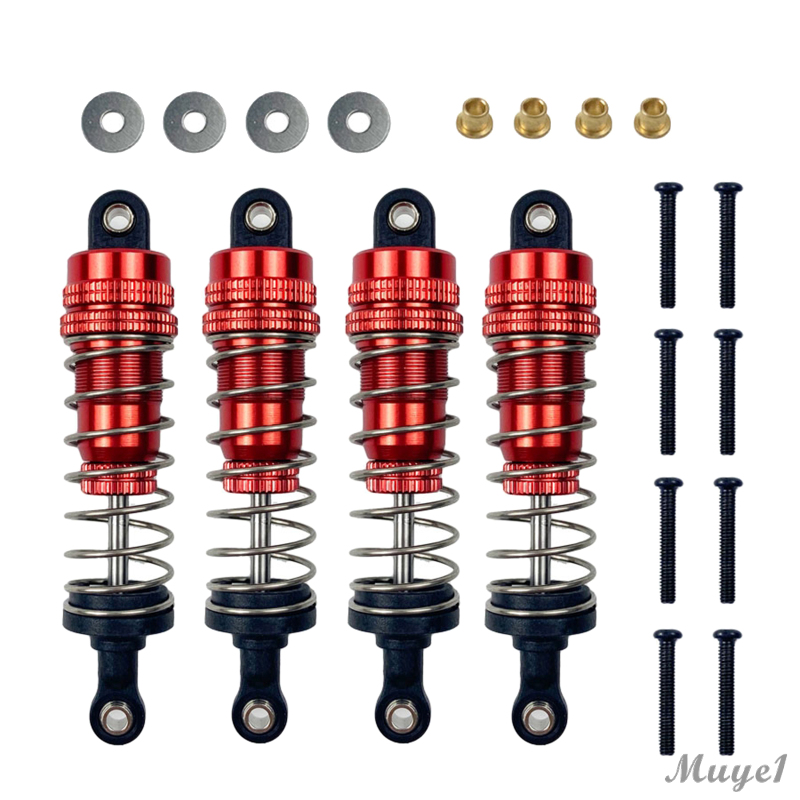 4pcs Aluminum Shock Absorber, 1:12 Scale RC Car Model Upgrade Parts Fit for MN G500 and  Toys for Children