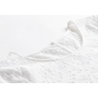 ÁO COTTON TRẮNG ĐỤC LỖ CACHE 250K