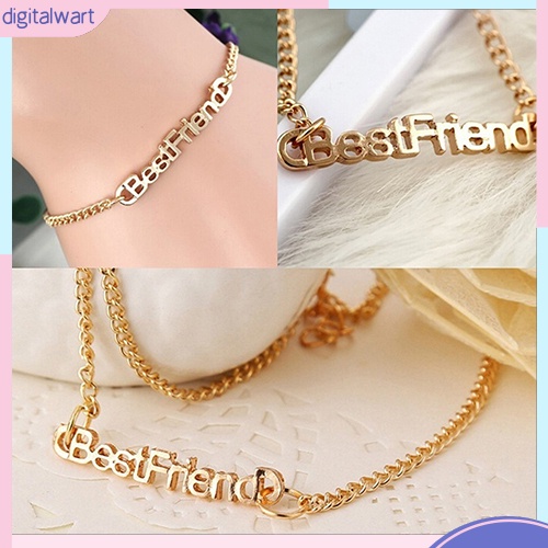 Vòng tay mặt chữ Best Friend dễ thương cá tính trẻ trung