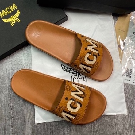 Dép quai ngang Nam nữ MCM, Dép lê MCM Sandal, Chất liệu đế Cao su đúc, nhiều mẫu, 2 màu đen, nâu DuSo