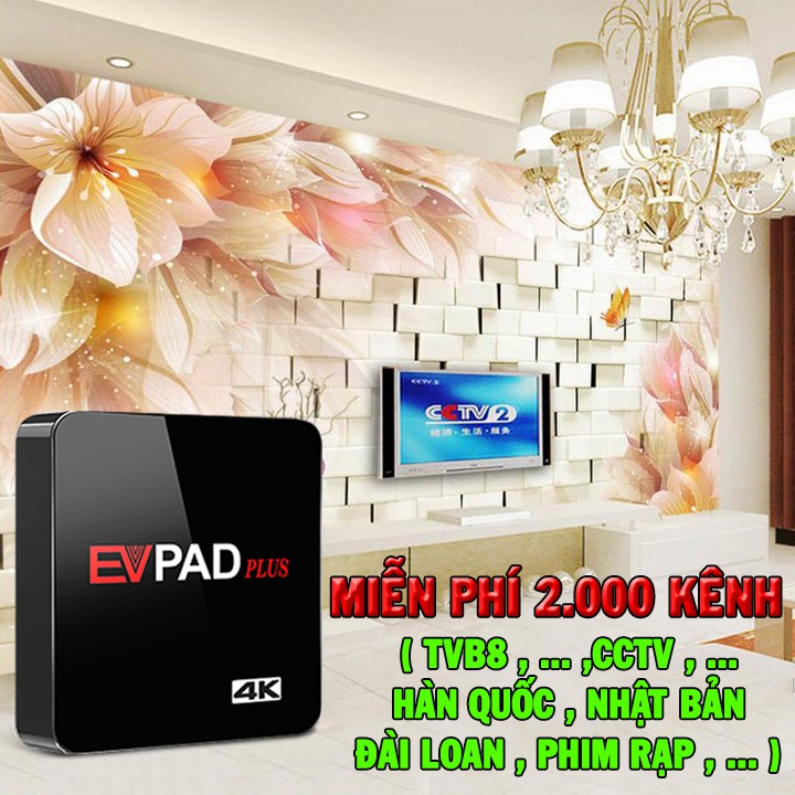 TV Box EVPAD Plus 2018-Android TV Box-TẶNG 2.000 kênh đặc sắc