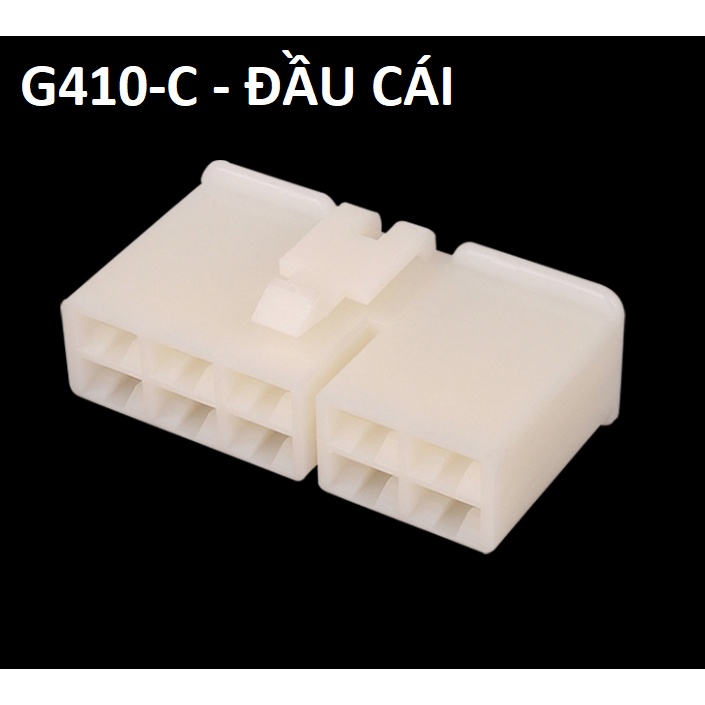 G410-Giắc cắm Đầu nối xe điện trên ô tô 10 lỗ 6.3mm