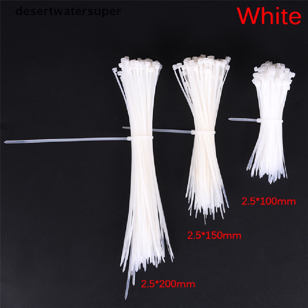 Set 100 Dây Rút nylon Buộc Dây Cáp Tiện Lợi