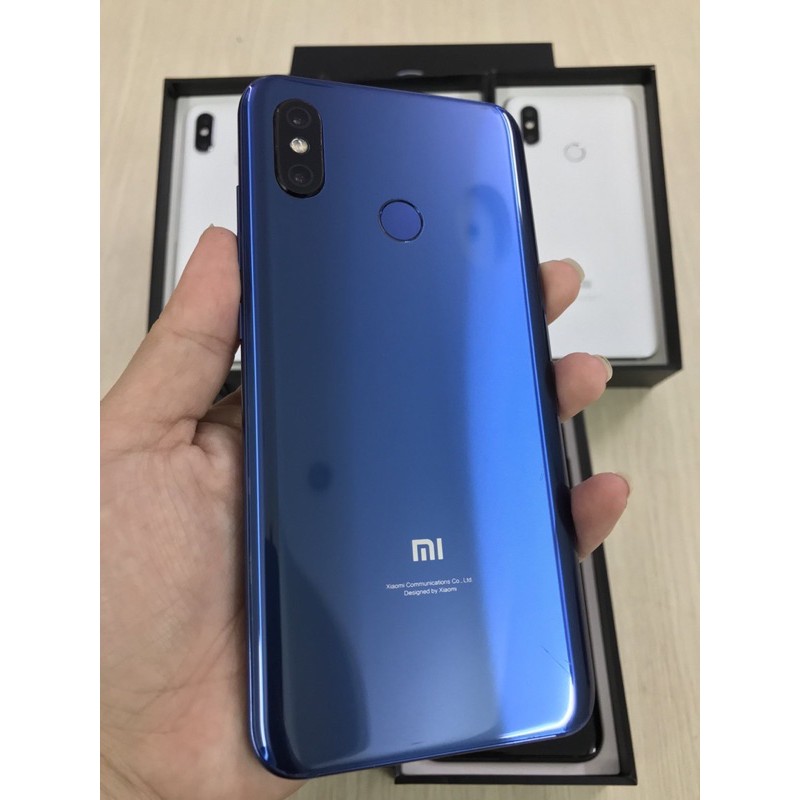 Điện thoại xiaomi mi 8 snap 845 6gb 64gb 2 sim màn khủng 6.21 inch