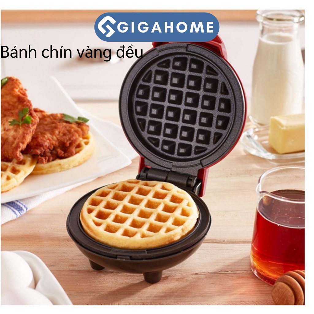 Máy Nướng Bánh Tổ Ong, Crepe GIGAHOME Chống Dính Cao Cấp 8409