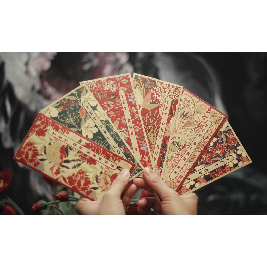 Lì Xì Tết 2023 Vintage gây bão Thiết Kế Phú Quý cán màng đẹp độc lạ Siêu Hót 2023 (Quý Mão) Cadia
