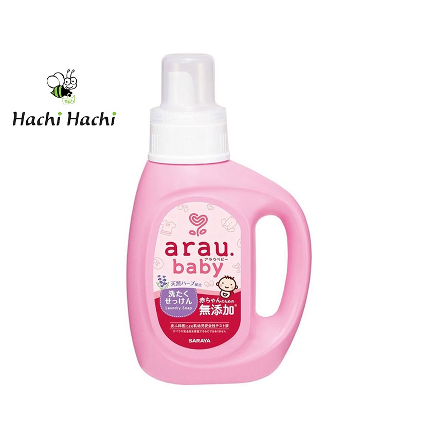 Nước giặt Arau Baby cho bé chiết xuất thảo mộc 800ml - Hachi Hachi Japan Shop