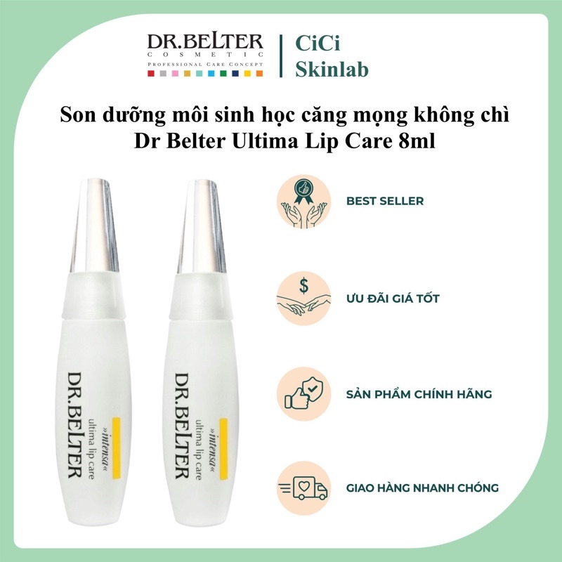 Son dưỡng môi sinh học căng mọng không chì Dr Belter Ultima Lip Care 8ml