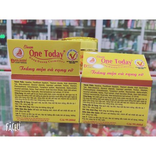 Kem one today 3 tác dụng
