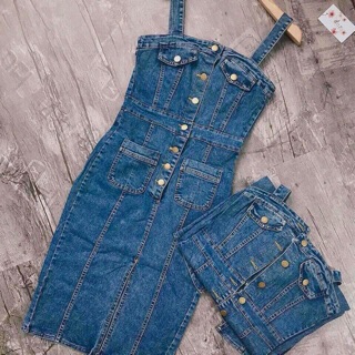 Combo đầm jeans