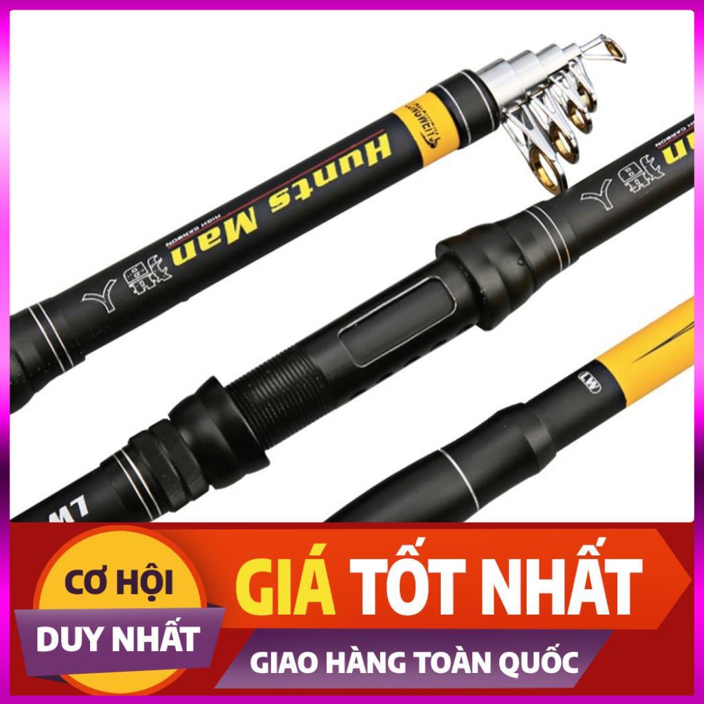 [Xả Kho 3 Ngày]  Cần câu rút tự động HUNTS MAN LW ĐÀI LOAN siêu khoẻ khoen sứ chống xoắn cước - ĐỒ CÂU PHÍA BẮC - S25