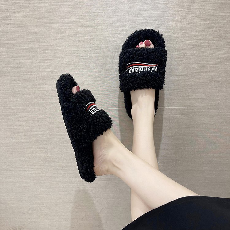 Dép Bông Hở Ngón Xinh Xắn Thời Trang Theo Phong Cách Ulzzang