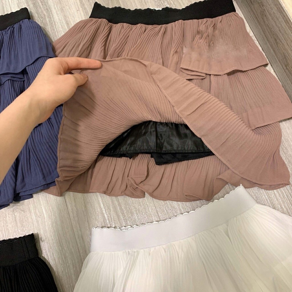 Chân Váy 3 tầng nữ ngắn cao cấp [XEM CLIP Ạ] | BigBuy360 - bigbuy360.vn