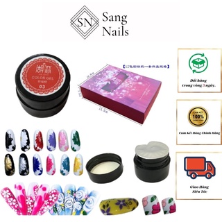 Set gel vẽ siêu đặc 12 màu cao cấp, gel vẽ hulian
