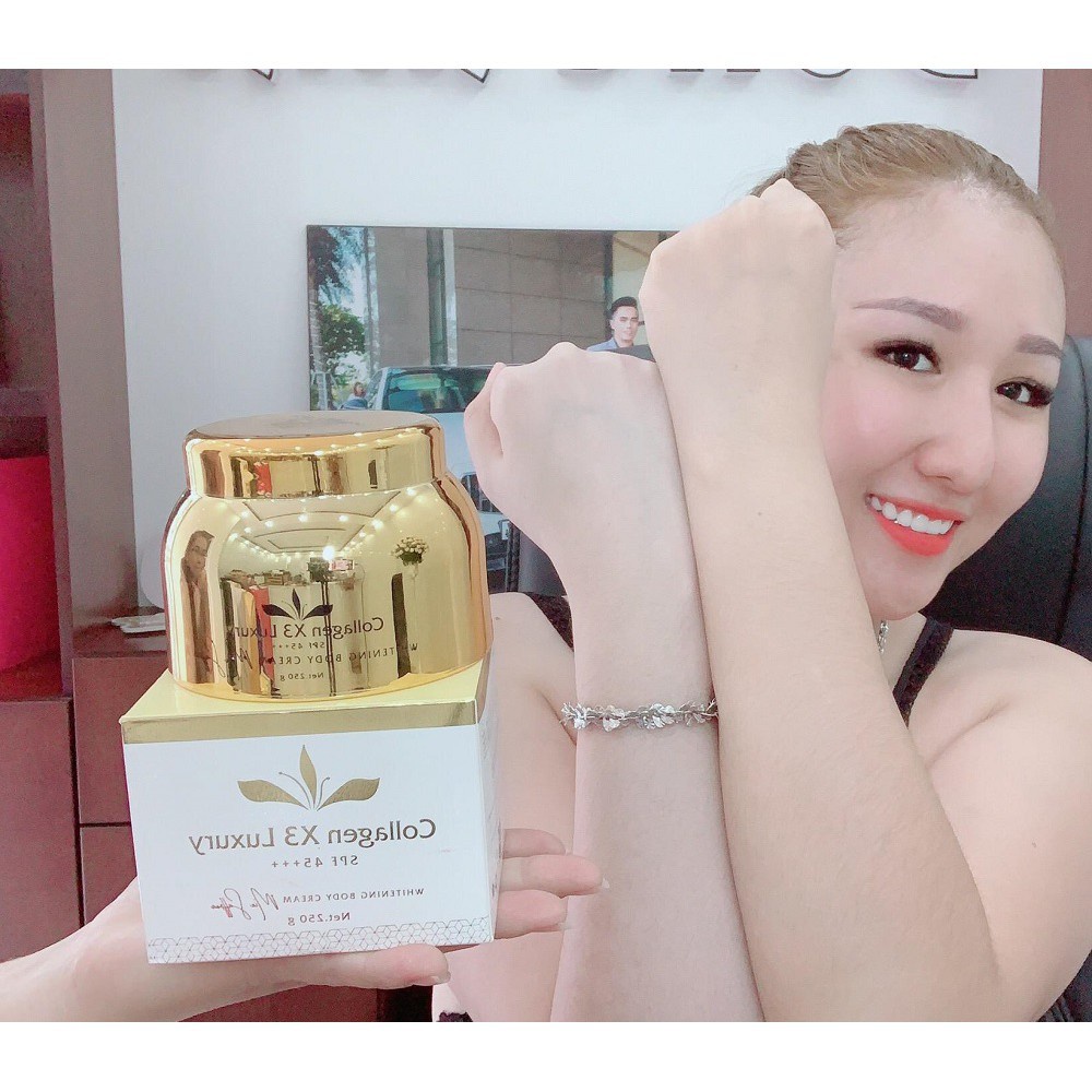 Kem Body Collagen X3 Luxury hàng xịn 250g-trắng siêu tốc