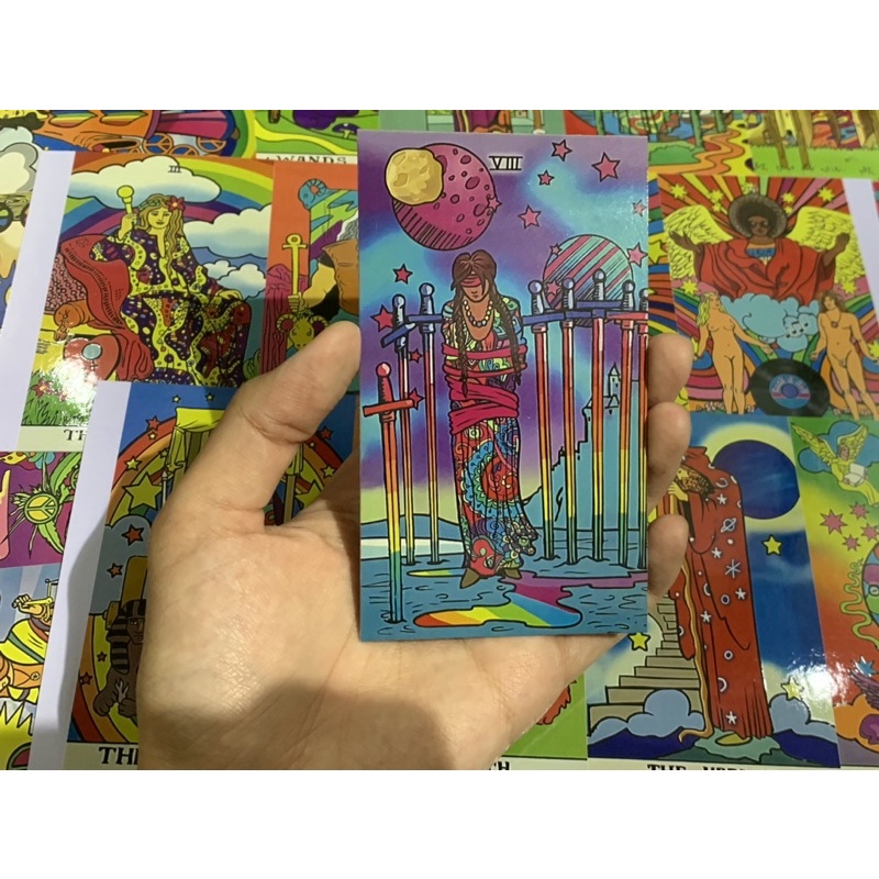 Bộ bài Groovy Tarot size chuẩn 12 x 7 cm