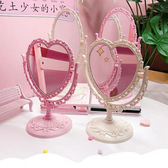 Gương để bàn siu cute