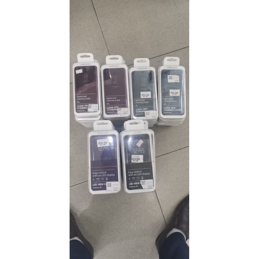 Bao da clear view cho samsung galaxy S9/S9 Plus