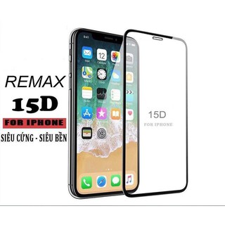 Kính cường lực 15d remax premium siêu cứng - siêu bền iphone