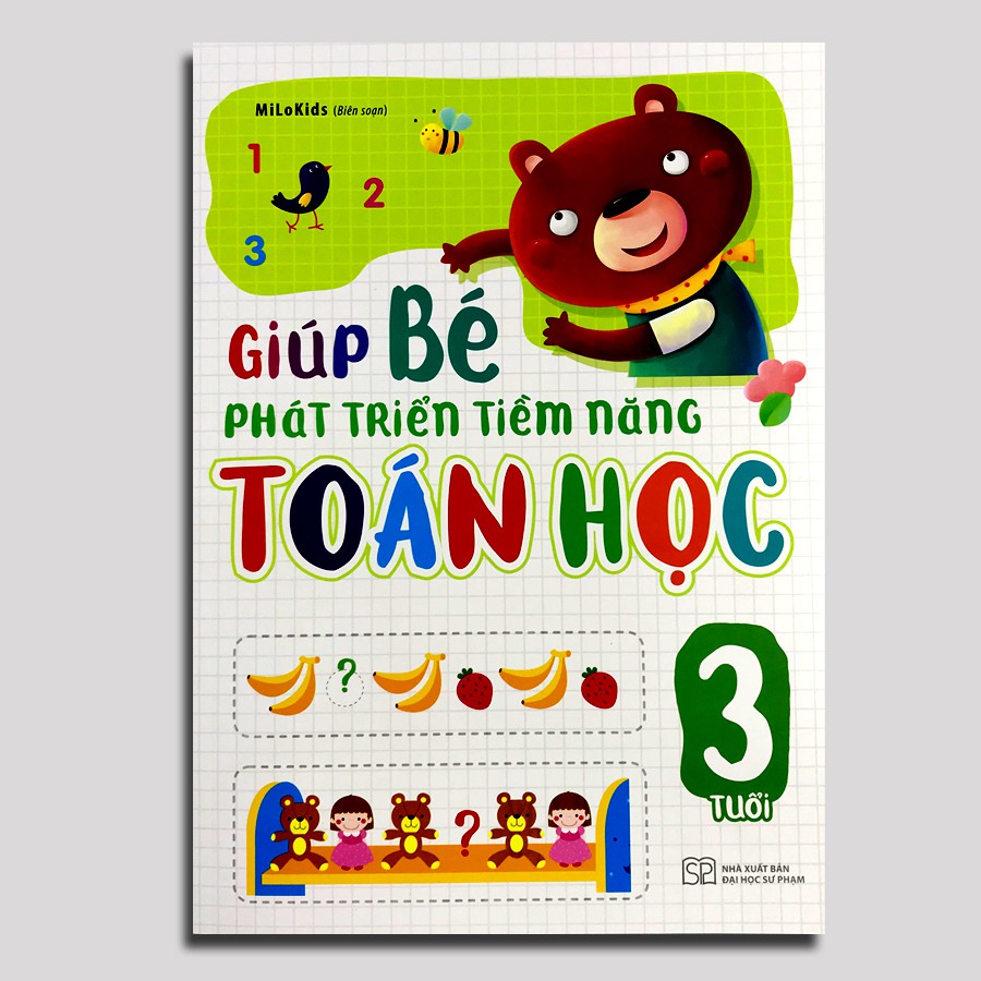 Sách - Giúp Bé Phát Triển Tiềm Năng Toán Học 3 Tuổi