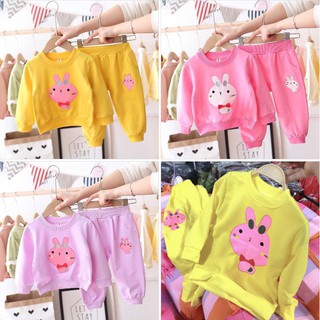 [ Siêu Rẻ]Bộ Quần Áo Thu Đông Trẻ Em- Chất Vải Cotton cực đẹp