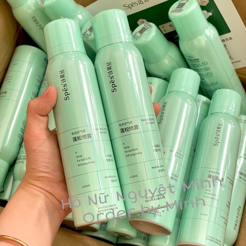Dầu gội khô Spes 150ml chính hãng, hương chanh bạc hà thanh mát