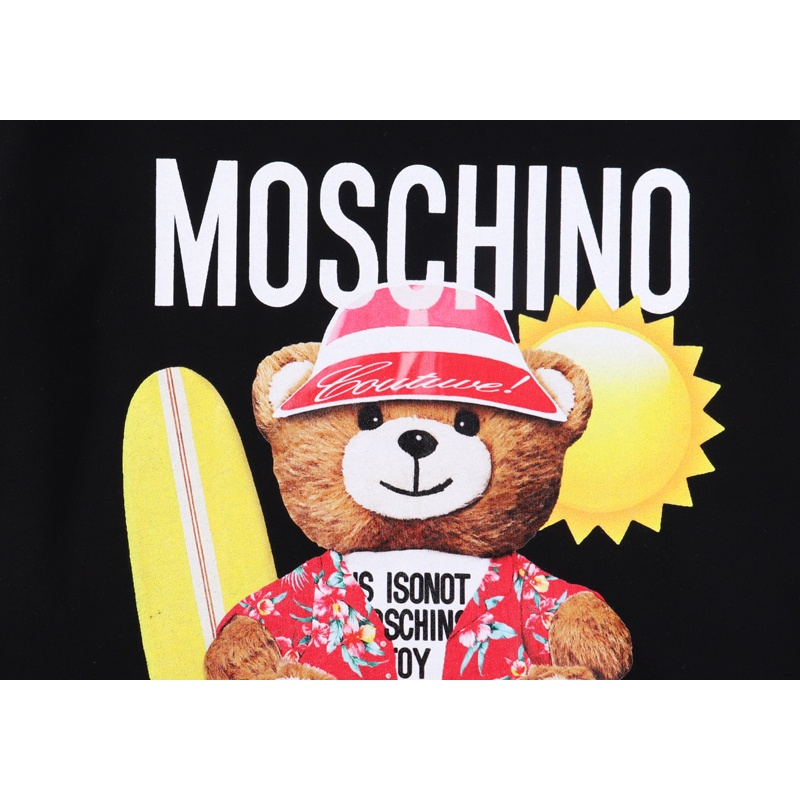 Áo Thun cotton Tay Ngắn In Hình Gấu Dễ Thương Cho Nam Và Nữ