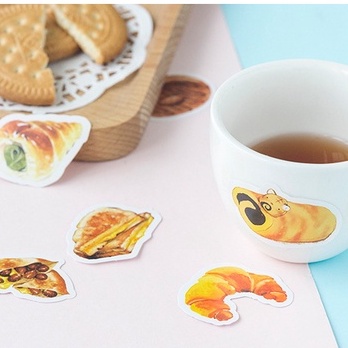 Hộp sticker Các loại bánh - 46 miếng