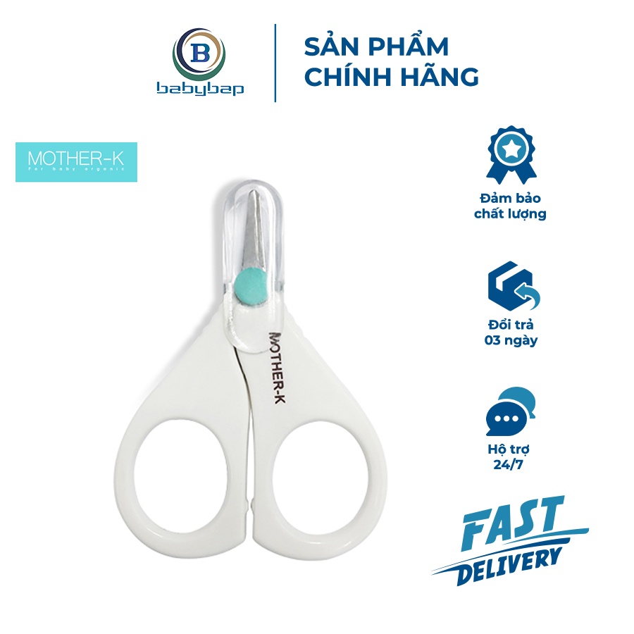 Kéo Cắt Móng Mother-K Hàn Quốc Hạn Chế Gây Tổn Thương Đến Da Thịt Bé