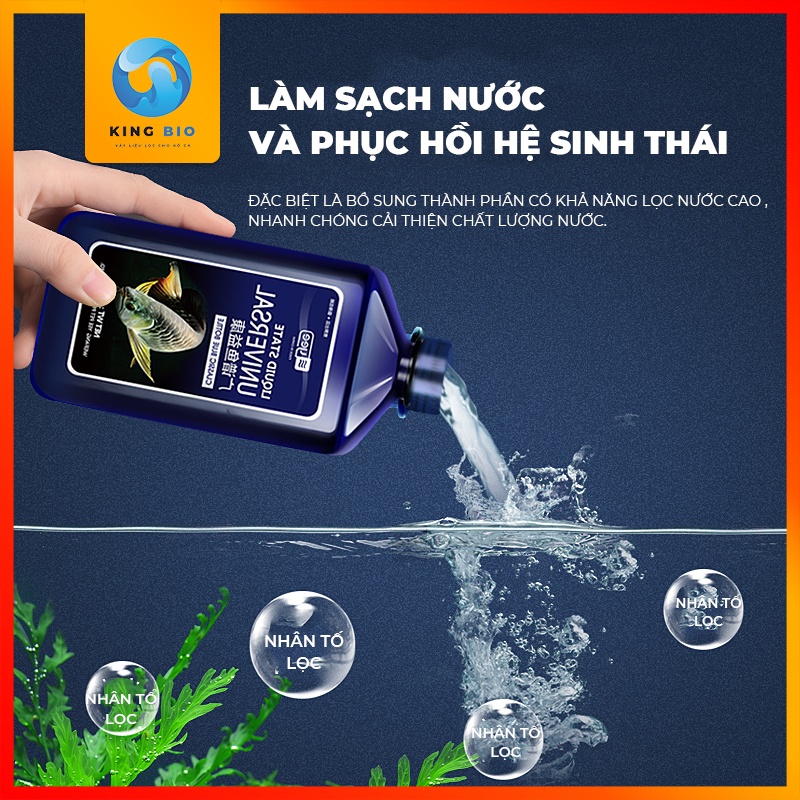 Yee Liquid State Universal chế phẩm sinh học phòng ngừa, trị bệnh nấm và các bệnh ngoài da cho cá