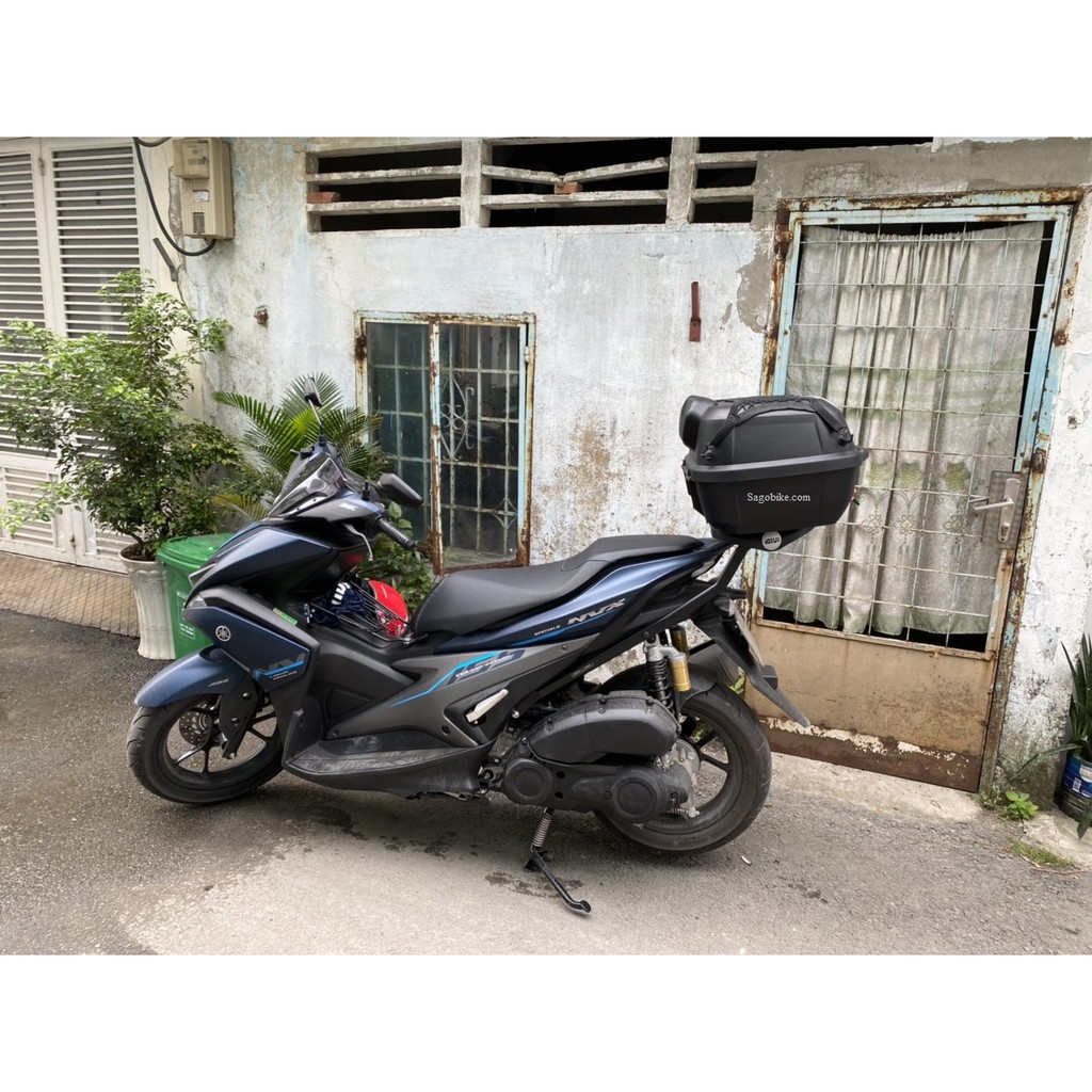 Thùng xe NVX thùng Givi E43NTL-ADV và baga SRV NVX thiết kế chuẩn theo xe, hàng Givi chính hãng, bảo hành 2 năm