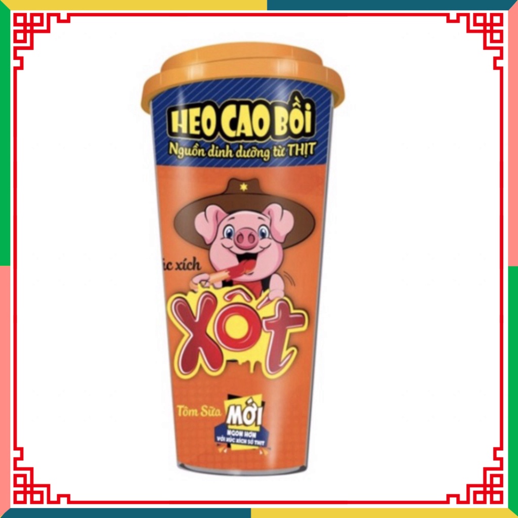 Xúc Xích Heo cao bồi 3+1 cây 1 Hộp  taphoatoanngocc