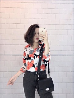 Sơ mi lụa dài tay