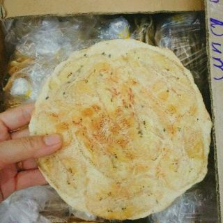 Bánh phồng mì tráng chuối