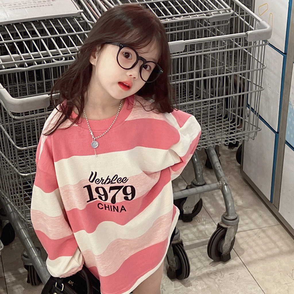 Áo Thun Cotton Tay Dài In Họa Tiết Hoạt Hình Thoải Mái Thời Trang Mùa Thu Cho Nữ