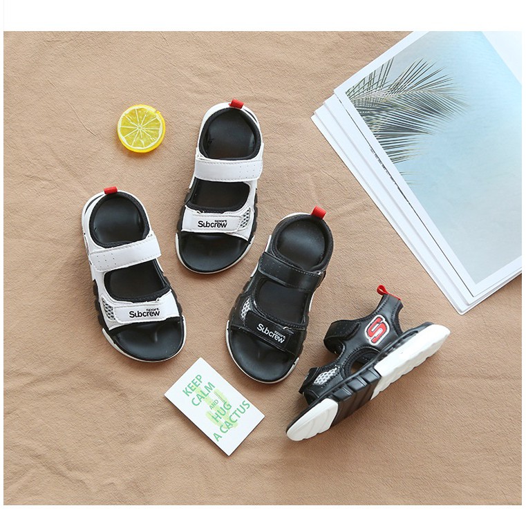 [3-15 tuổi] Sandal thể thao cao cấp siêu mềm siêu nhẹ cho bé trai V523 khâu đế
