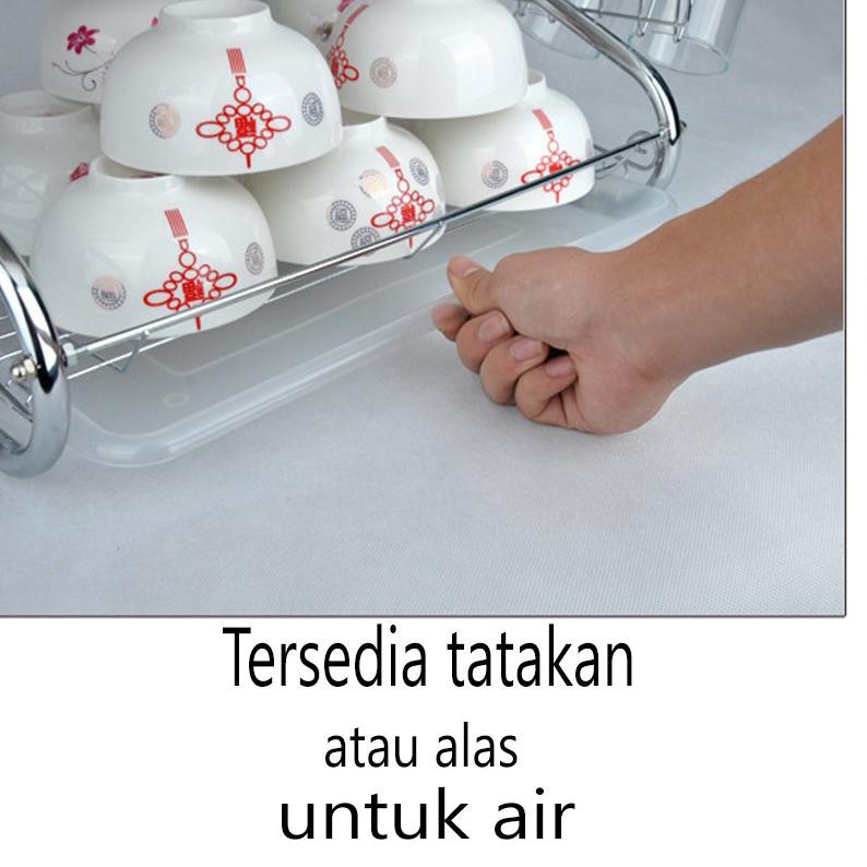 Giá Để Chén Dĩa 2 Tầng Bằng Thép Không Gỉ | BigBuy360 - bigbuy360.vn