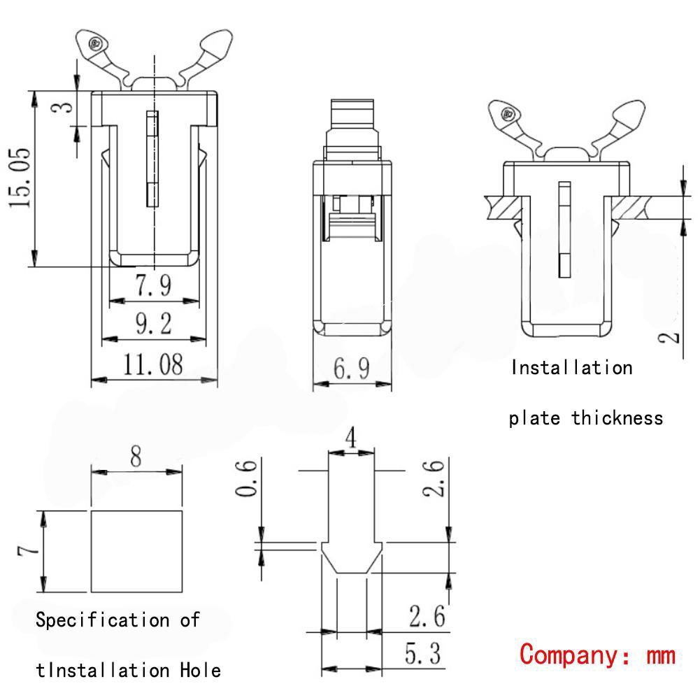 Chốt Cài Nắp Thùng Thay Thế Cho Brabantia J5U7