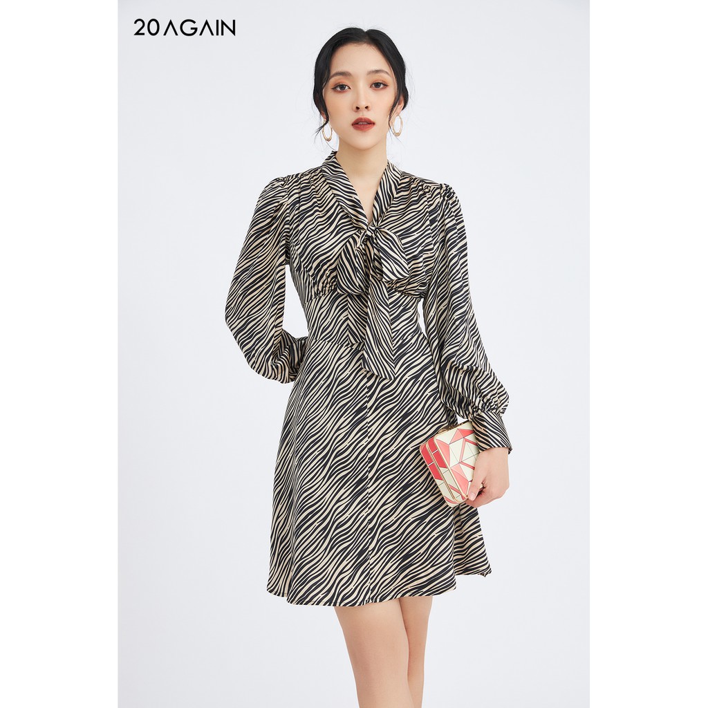 Đầm xòe dài tay cổ nơ - 20 Again - DEC0060 | BigBuy360 - bigbuy360.vn