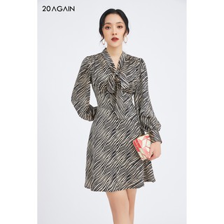 Đầm xòe dài tay cổ nơ - 20 Again - DEC0060