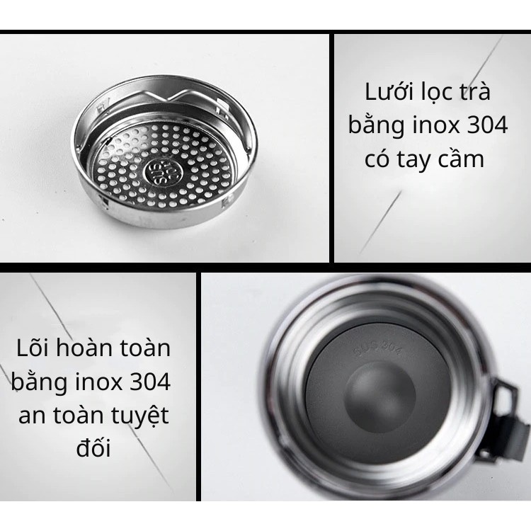 Bình giữ nhiệt 4 lớp lõi inox giữ nhiệt 12h liên tục TiLoKi TGN 03 dung tích 600/800ml | BigBuy360 - bigbuy360.vn