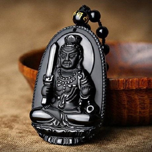 PHẬT BẢN MỆNH BẤT ĐỘNG MINH VƯƠNG ĐA NÚI LỬA ĐEN- TẶNG KÈM DÂY ĐEO