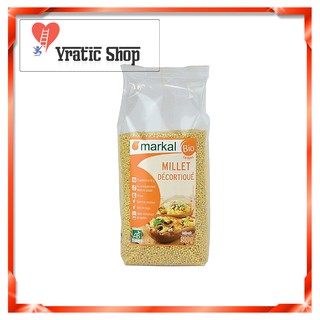 Hạt kê hữu cơ đã bóc vỏ Markal 500g
