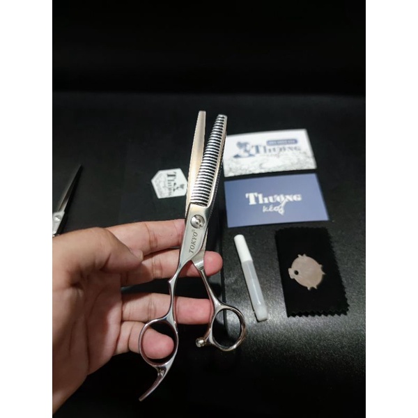 Kéo cắt tóc tay trái Tokyo thép Nhật 440C