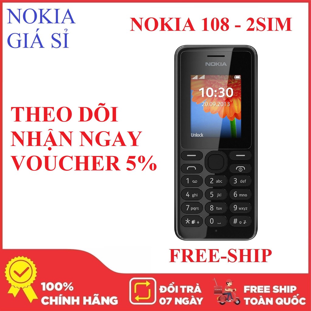 Điện thoại NOKIA 108 - 2SIM - NOKIA GIÁ SỈ