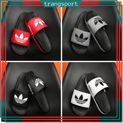 Dép adidas nam quai ngang nệm êm ba lá Fullbox