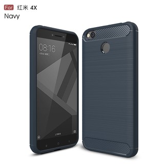 Ốp điện thoại nhựa dẻo nhẹ nhỏ gọn màu trơn chống rớt cho Xiaomi Redmi 4X