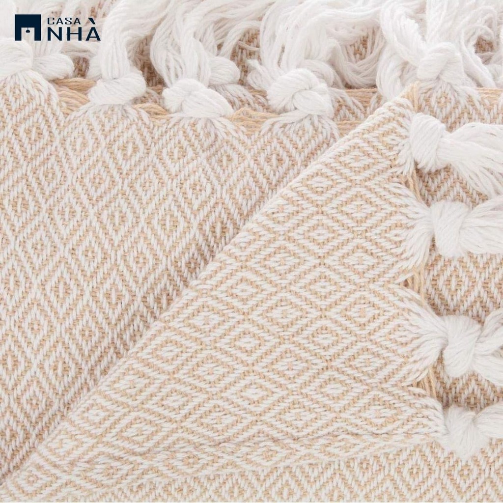 Mền sofa mỏng cotton chất lượng cao NOMAD 150x125cm